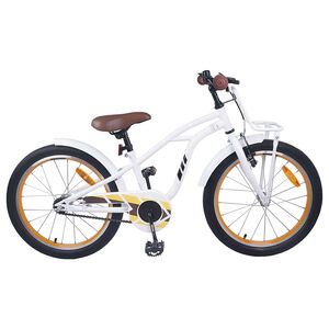 vidaXL Bicicleta Infantil 20 Polegadas para 6-11 Anos Branco