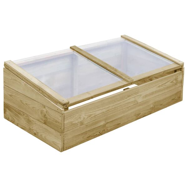 vidaXL Estufas 2 pcs 100x50x35 cm madeira de pinho impregnada