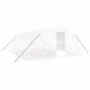 vidaXL Estufa com estrutura de a&ccedil;o 30 m&sup2; 6x5x2,3 m branco