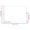 vidaXL Toldo lateral retr&aacute;til para p&aacute;tio 200x300 cm preto