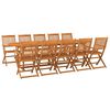vidaXL 11 pcs conjunto de jantar para jardim 280x90x75cm ac&aacute;cia maci&ccedil;a