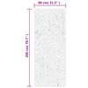 vidaXL Tapete de pelo curto OVIEDO 80x200 cm creme