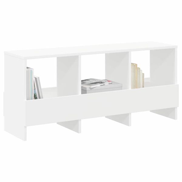 vidaXL Estante de Revistas Branco 102 x 30 x 45 cm