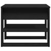 vidaXL Mesa de centro Carvalho Preto 55,5 x 55 x 45 cm