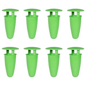 vidaXL Armadilhas para lesmas e carac&oacute;is 8 pcs verde