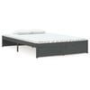 vidaXL Estrutura de cama 120x200 cm madeira maci&ccedil;a cinzento