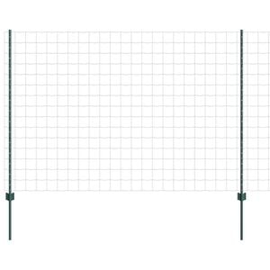 vidaXL Cerca com Poste Verde