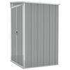 vidaXL Abrigo suspenso p/ jardim 118x100x178 cm a&ccedil;o galvaniz. cinzento