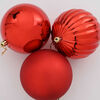 vidaXL Conjunto de Bolas de Natal XL 15 pcs Vermelho Pl&aacute;stico