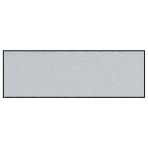 vidaXL Tapete de Entrada Cinza e Preto 60 x 180 cm 100% Poliamida