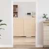 vidaXL Portas de batente design de persiana 1-Par pinho maci&ccedil;o