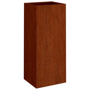 vidaXL Vaso/floreira 32x29x75 cm a&ccedil;o corten