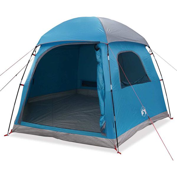 vidaXL Tenda familiar estilo Igloo para 6 pessoas impermeável azul