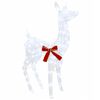 vidaXL Rena de Natal 3D LOVIISA 110 LED Branco frio 70 x 26 x 100 cm