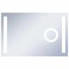 vidaXL Espelho de parede LED c/ sensor t&aacute;til casa de banho 100x60 cm