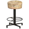 vidaXL Bancos de bar 2 pcs 52 cm madeira de mangueira maci&ccedil;a