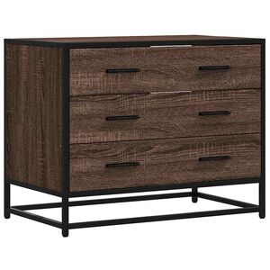 vidaXL Arm&aacute;rio de gavetas 70x41x56 cm deriv. madeira carvalho castanho