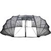 vidaXL Tenda de Piscina Domo Transparente 538 x 440 x 204 cm