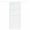 vidaXL Porta Deslizante Branco 86 x 198,5 cm