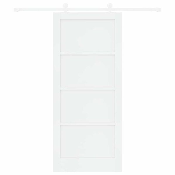 vidaXL Porta Deslizante Branco 86 x 198,5 cm