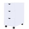 vidaXL Unidade de gavetas 33x45x60 cm branco