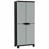 vidaXL Arm&aacute;rio de pl&aacute;stico 68x39x171,5 cm design em vime