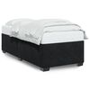 vidaXL Estrutura de cama 90x190 cm veludo preto