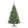 vidaXL &Aacute;rvore de Natal Artificial Verde 180 cm PVC, A&ccedil;o e Pl&aacute;stico