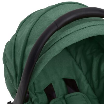 vidaXL Cadeira de automóvel para bebé 42x65x57 cm verde