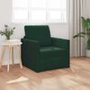 vidaXL Sof&aacute;-Cama 60cm Verde Escuro Veludo