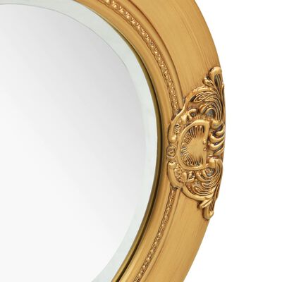 vidaXL Espelho de parede estilo barroco 50 cm dourado