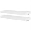 vidaXL Prateleiras de parede 4 pcs branco 60 cm