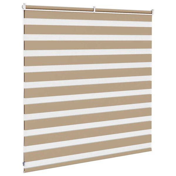vidaXL Cortina de zebra 150x100 cm largura do tecido 145,9cm poli&eacute;ster