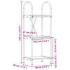 vidaXL Estante Madeira antiga 40 x 30 x 109 cm Madeira processada