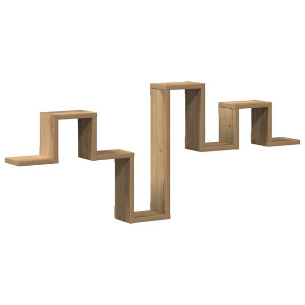 vidaXL Prateleira de Parede carvalho artisiano 104,5 x 10 x 43 cm