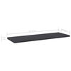 vidaXL Prateleiras para estante 4 pcs 60x20x1,5cm contraplacado cinza