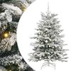 vidaXL &Aacute;rvore de Natal Articulada Artificial Branco 150 cm PE e PVC