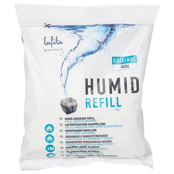 vidaXL Recargas absorventes de humidade 36 unidades 450 g