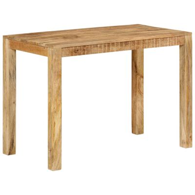 vidaXL Mesa de jantar 110x55x76 cm madeira de mangueira maciça
