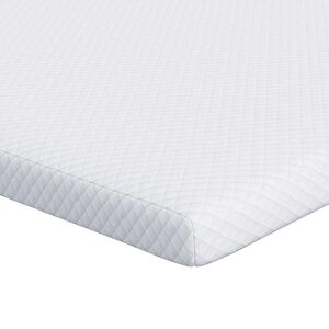 vidaXL Topper de Colch&atilde;o Branco 70 x 200 cm Tecido Jacquard