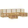 vidaXL Conjunto de Sof&aacute;s para Exterior 6 pcs Branco
