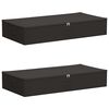 vidaXL Caixa de Armazenamento 2 pcs Antracite 100 x 50 x 18 cm