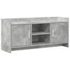 vidaXL Gabinete para TV 102 x 33 x 47 cm Cinzento Cimento