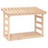 vidaXL Suporte para lenha 108x64,5x78 cm pinho maci&ccedil;o