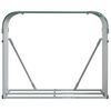 vidaXL Suporte de lenha 120x45x100 cm aço galvanizado verde