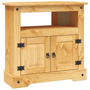 vidaXL Mesa consola Corona Range em pinho mexicano 80x43x78 cm