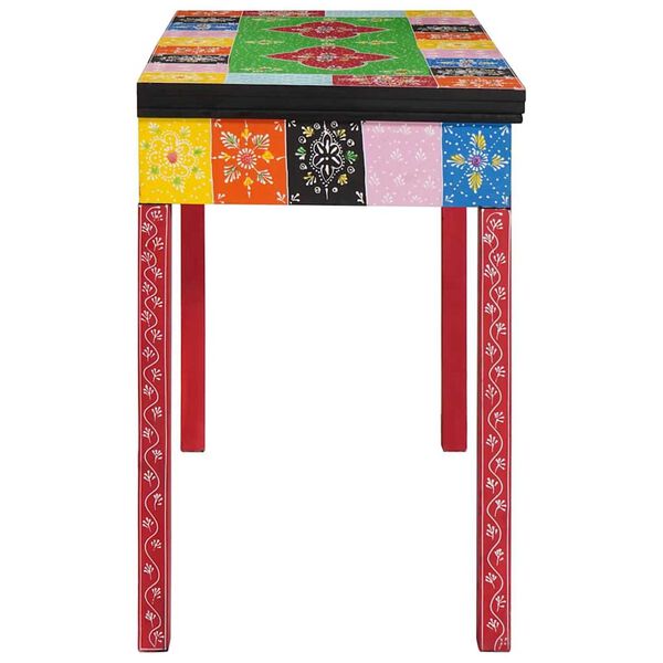 vidaXL Mesa Castanho 100 x 50 x 75 cm Madeira de mangueira maciça