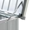 vidaXL Caixa de arrumação para jardim 171x99x93 cm cinzento