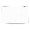 vidaXL Rede para reboque com corda el&aacute;stica 4x2,5 m PP branco