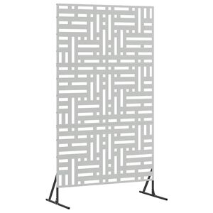 vidaXL Protetor de Privacidade 100 x 50 x 180 cm A&ccedil;o Galvanizado